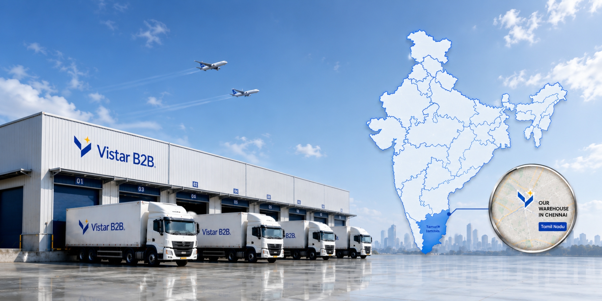 One Warehouse. Pan-India Delivery.
