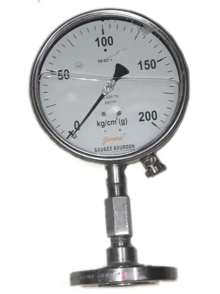 BOURDON SENSING PRESSURE GAUGE (0 to 10 KG/CM2 RANGE) - 6"(150MM)