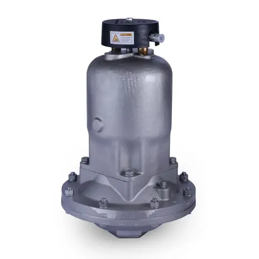 1" PULSATION DAMPENER DIAPHRAGM TYPE FOR AODD PUMP WITH FLANGE SS 316